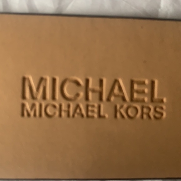 New MICHAEL KORS MK Signature Black Round Buckle Belt XL new with tag - Picture 5 of 5